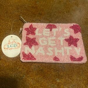 “LETS GET NASHTY” coin wallet
